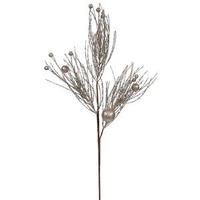 Vickerman 29" Champagne Pine Sparkle Ball Spray