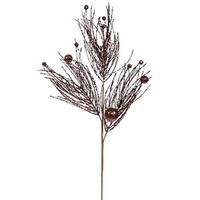 Vickerman 29" Chocolate Pine Ball Spray