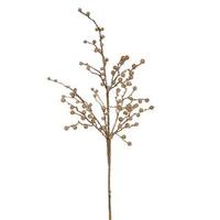 Vickerman 34" Gold Bead Berry Branch