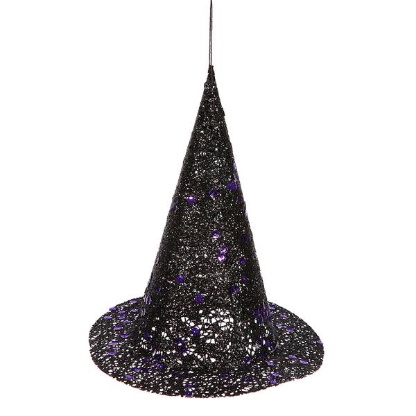 9" x 6.75" Black Halloween Hat
