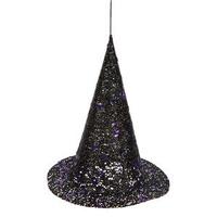 Vickerman 9" x 6.75" Black Halloween Hat