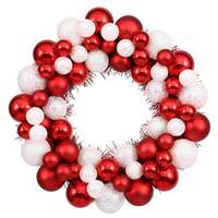 Vickerman 12" Candy Cane Ball Ornament
