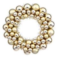 Vickerman 12" Gold Colored Ball Ornament