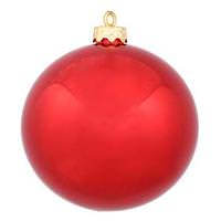 Vickerman 3" Burgundy Shiny Ball Ornament