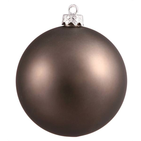 4.75" Pewter Matte Ball Ornament