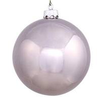 Vickerman 4.75" Pewter Shiny Ball Ornament