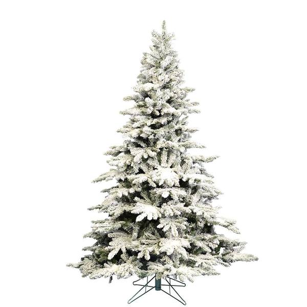 4.5' x 41" Artificial Flocked Utica Fir