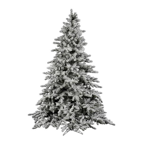 10' X 77" Artificial Flocked Utica Fir