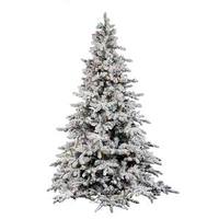 Vickerman 10' X 77" Artificial Flocked Utica 1,250 Multi-Color Italian LED Lights
