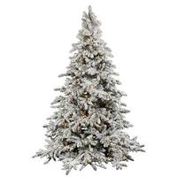 Vickerman 14' x 96" Artificial Flocked Utica Fir 2,550 Warm White Italian LED Lights