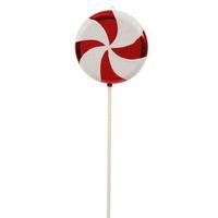 Vickerman 24" Red / White Swirl Lollipop Ornament