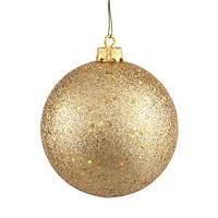 Vickerman 4" Gold Sequin Finish Ball Ornament
