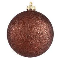 Vickerman 4" Chocolate Sequin Ball Ornament