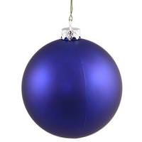 Vickerman 10" Cobalt Matte Ball Ornament
