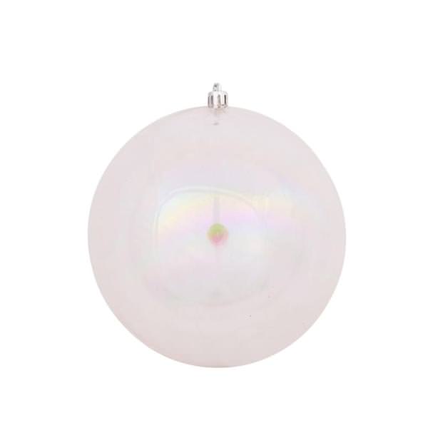 2.4" Clear Iridescent Ball Christmas Ornament (60 Pack)