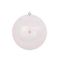 View 2.4" Clear Iridescent Ball Christmas Ornament (60 Pack)