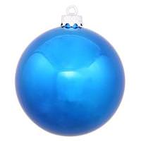 View 2.4" Blue Shiny Ball Ornament (60 pack)