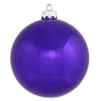 Vickerman 2.4" Purple Shiny Ball Ornament (60 pack)
