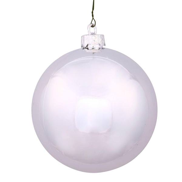 2.4" Silver Shiny Ball Ornament (60 pack)