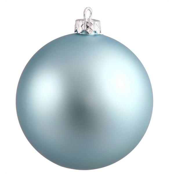 2.4" Baby Blue Matte Ball Ornament (60 pack)
