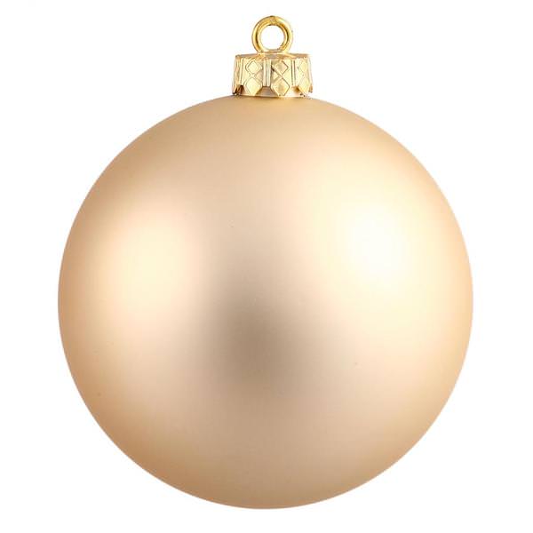 2.4" Champagne Matte Ball Ornament (60 pack)