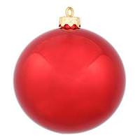 View 3" Red Shiny Finish Ball Ornament (32 pack)