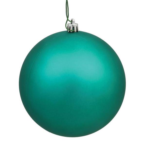 3" Teal Matte Ball Ornament (32 pack)