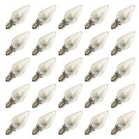 View C7 Candelabra Screw Base Cool White LED (25 pack)
