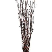 Vickerman 40" Artificial Brown Electric Lighted Branches (100 Clear Seed Lights)