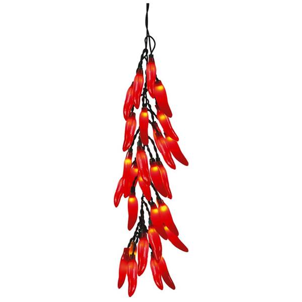 35 Light 48" Red Chili Pepper String