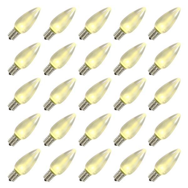 0.96 watt 130 volt C9 Intermediate Screw Warm White LED (25 pack)