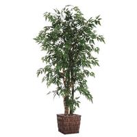 Vickerman 72" Potted Artificial Executive Ming Aralia Tree