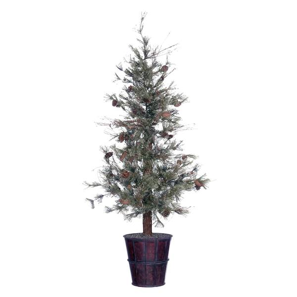 6' Artificial Feathered Pine Deluxe Tree