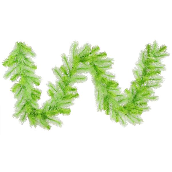 9' x 16" Artificial Lime Cashmere Garland