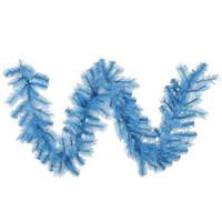 Vickerman 9' x 16" Artificial Baby Blue Cashmere Garland