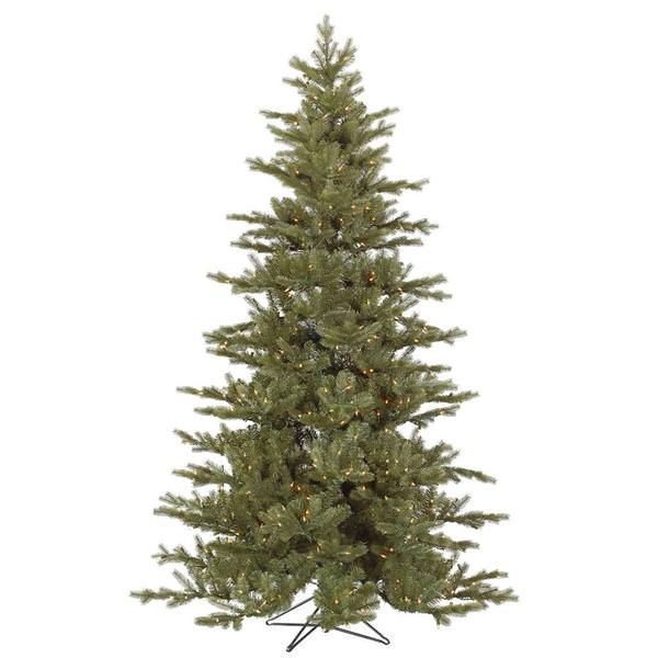 6.5' x 48" Artificial Austrian Fir 450 Clear Lights
