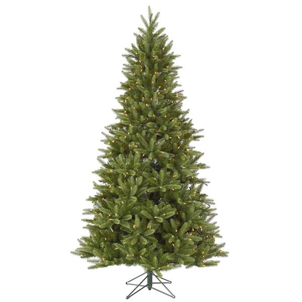 15' x 108" Artificial Bradford Pine 3950 Clear DuraLit Miniature Lights