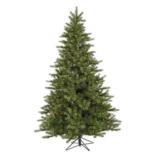 6.5' x 47" Artificial King Spruce 350 Warm White Italian LED Lights