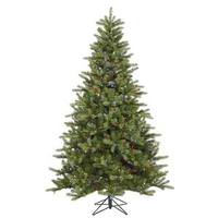 Vickerman 7.5' x 56" Artificial King Spruce 700 Multi-Color Italian LED Lights