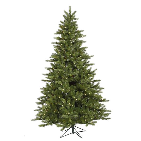 12' x 83" Artificial King Spruce 1,650 Warm White Italian LED Lights