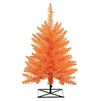 Vickerman 2' x 20" Artificial Orange Fir Tree Unlit