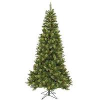 Vickerman 7.5' x 48" Artificial Slim Jack Pine 450 Multi-Color Lights