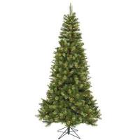 Vickerman 8.5' X 54" Artificial Slim Jack Pine 600 Multi-Color DuraLit Miniature Lights