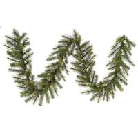 Vickerman 9' x 16" Artificial Jack Pine Garland 50 Clear Lights