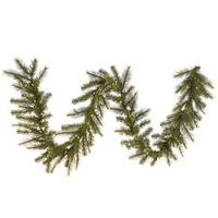 Vickerman 9' x 16" Artificial Jack Pine Garland 50 Warm White Italian LED Lights