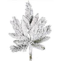 Vickerman 18" Artificial Flocked Snow Ridge Spray