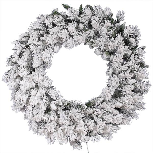 36" Artificial Flocked Snow Ridge