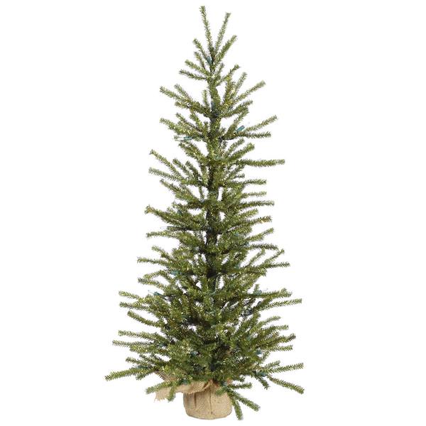 30" x 17" Artificial Sparkle Green Pistol Pine