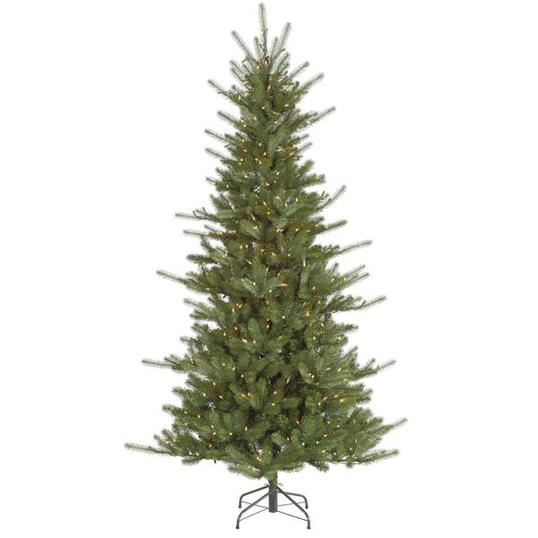 4.5' x 42" Artificial Medium Colorado Spruce 250 Clear Lights