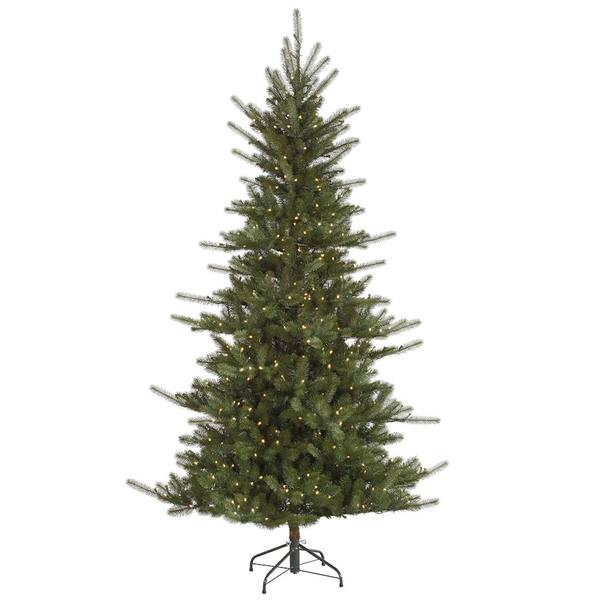 4.5' x 42" Artificial Medium Colorado Spruce 240 Warm White Wide Angle LED Lights